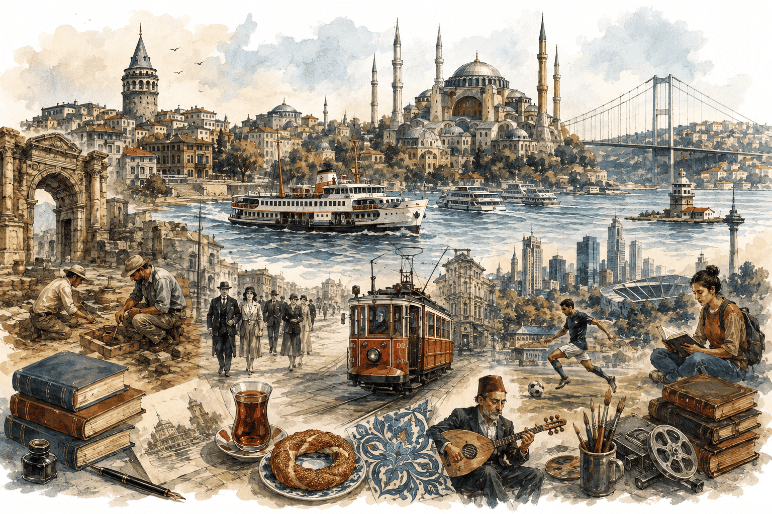 Yüz yıllık İstanbul tek kitapta